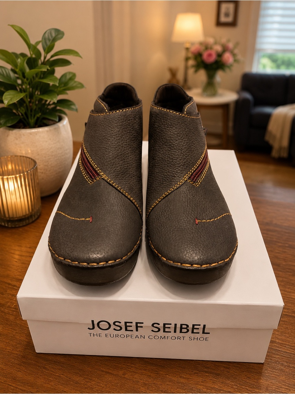Josef Seibel Fergey 48 Ankle Boot – Titan Brown Leather – EU 37/US Women’s 6.5–7
